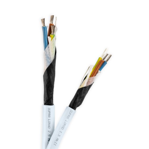 HiFi cable de alimentación Homologado apantallado y flexible Lorad 3x2.5