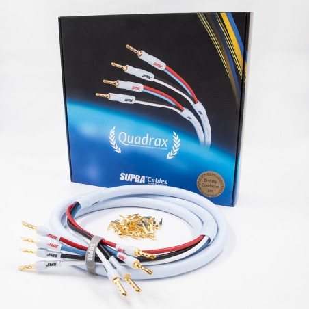 Hifi Cable de Altavoz Quadrax 4x2.0 Bi-Amp